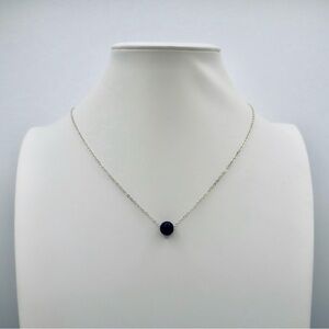 Sterling Silver LAPIS LAZULI UNA NECKLACE (S925)